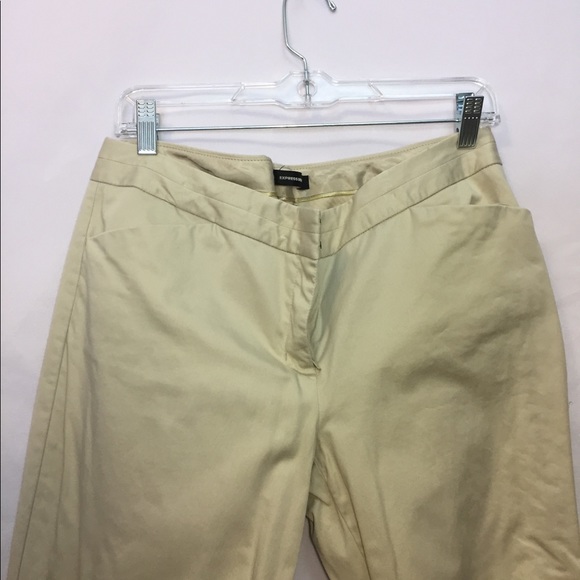 Express 10 editor khakis beige pants cream - Picture 2 of 5